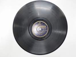 Columbia DY 291, Eugen Malmstén - Suudelma kolmasti päivässä / Sinipunainen satu -savikiekkoäänilevy / 78 rpm 10&quot; record