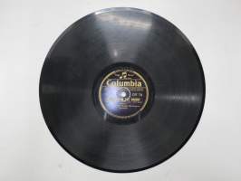 Columbia DY 74, Ramblers orkesteri - Carmen Sylva -valssi / Rytmi pojat - Roses from the Orient (Ruusuja Itämailta) -savikiekkoäänilevy / 78 rpm 10&quot; record