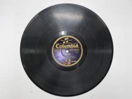 Columbia 16142, Hannes Saari - Tämä maa / Volgan aallot -savikiekkoäänilevy / 78 rpm 10&quot; record