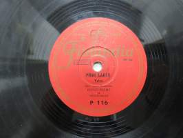 Finlandia P 116, Pentti Halme ja Nea-kvintetti - Pieni laulu / Georg Malmstén ja Nea-kvintetti - Toisen pojan jenkka -savikiekkoäänilevy / 78 rpm 10&quot; record