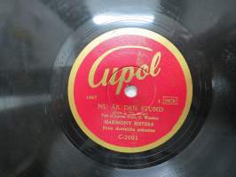 Cupol C 2001, Harmony sisters - Mariandi / Nu är den stund -savikiekkoäänilevy / 78 rpm 10&quot; record