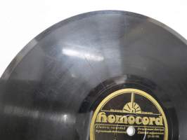 Homocord O.4-23 119, Alanko &amp; Dallapé - Syysorvokki / Äiti ja poika -savikiekkoäänilevy / 78 rpm 10&quot; record