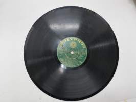 Polyphon X.S42718, J. Ekberg - Miks oi armas kyynel sun silmäs täyttää / Pusta uinuaa -savikiekkoäänilevy / 78 rpm 10&quot; record