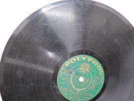 Polyphon X.S42718, J. Ekberg - Miks oi armas kyynel sun silmäs täyttää / Pusta uinuaa -savikiekkoäänilevy / 78 rpm 10&quot; record