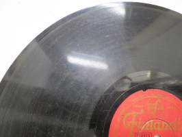 Finlandia P 147, Georg Malmstén - Puomien partahilla /  Musta Hermanni -savikiekkoäänilevy / 78 rpm 10&quot; record