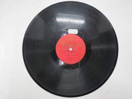 Finlandia P 147, Georg Malmstén - Puomien partahilla /  Musta Hermanni -savikiekkoäänilevy / 78 rpm 10&quot; record