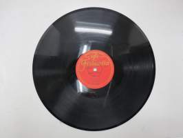 Finlandia P 136, Viljo Vesterinen - Calle Schewen / Yrjö Saarnion polkkayhtye - Tyttöni -savikiekkoäänilevy / 78 rpm 10&quot; record