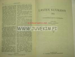 Lasten Kuvalehti 1915 joulunumero