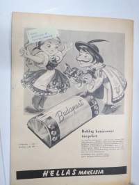 Viikko Sanomat 1953 nr 49, 10.12.1953, Kansikuva Suurkirkko, Suomalaissiirtolainen Eric Kaipainen hirtetään Kanadassa?, Aatos Karén - navetta oljesta Lammi - Ylänne