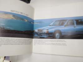 Volvo 740 / 760 kartanoautot -myyntiesite / sales brochure