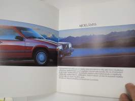 Volvo 740 / 760 kartanoautot -myyntiesite / sales brochure