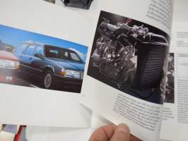 Volvo 740 / 760 kartanoautot -myyntiesite / sales brochure