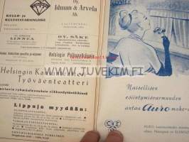 Helsingin Kansanteatteri - Työväenteatteri (Ylkioppilastalossa) Näytäntökausi 1949-1950 -ohjelmakirja