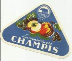 Champis  -   juomaetiketti