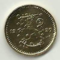 Monetan kullattu 50  penniä  1937