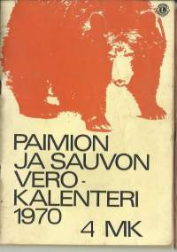 Paimion ja Sauvon verokalenteri 1970 -  vuosikertomus