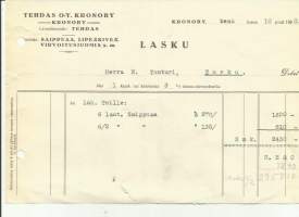 Tehdas Oy Kronoby 1930  - firmalomake