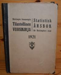 Helsingin kaupungin tilastollinen vuosikirja 1921