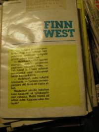 finn west hirttäkää enkelit ensin. nr 7 1981 ,matkalla mennneisyyteen , VAKITA.N tarjous helposti s-m koko  paketti 19x36 x60 cm paino 35kg 5e