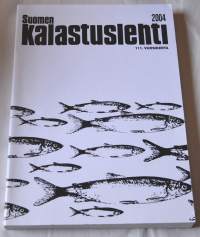 Suomen kalastuslehti sidottu vuosikerta 2004    111. vuosikerta lehdet 1-8. 2004