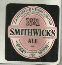 Smithwick´s Ale  olutetiketti