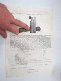 Jaakko-lavakuivuri -myyntiesite / brochure