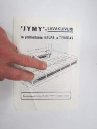 Jymy (Pajulahti Oy) 10 säkin viljankuivaaja / lavakuivuri -myyntiesite / brochure