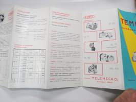 Temec vaihdemoottorit (sähkömoottorit) -myyntiesite / brochure
