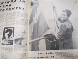 Viikko-Sanomat 1960 nr 44, 28.10.1960, Kongon mellakat, Italialaista kauneutta Kalastajatorpalla, Kultaisen iän juhlaa Heinolassa, Mäntsälän liikenneviidakko, ym.