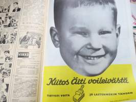Viikko-Sanomat 1960 nr 44, 28.10.1960, Kongon mellakat, Italialaista kauneutta Kalastajatorpalla, Kultaisen iän juhlaa Heinolassa, Mäntsälän liikenneviidakko, ym.