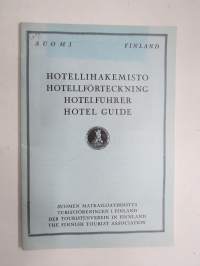 Hotellihakemisto Suomi / Finland - Suomen Matkailijayhdistys 1931