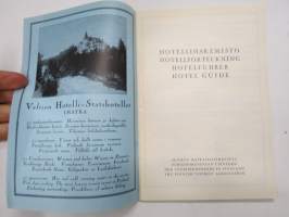 Hotellihakemisto Suomi / Finland - Suomen Matkailijayhdistys 1931