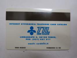 World Wide Web TTL Turun Telelaitos 10,00 mk, 0000-392843, voimassa 12/95 -puhelinkortti / phone card