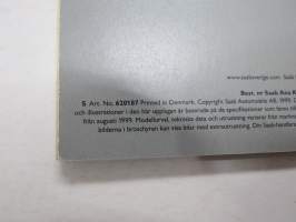 Saab 9-3, 9-5 2000 myyntiesite / sales brochure