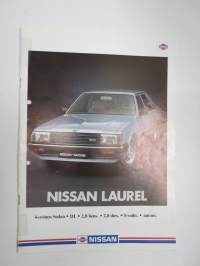 Nissan Laurel -myyntiesite / sales brochure