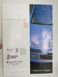 Mitsubishi Space Wagon 1999 -myyntiesite / sales brochure