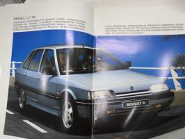 Renault 21, Nevada -myyntiesite / sales brochure