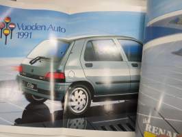 Renault Clio - Vuoden Auto 1991 -myyntiesite / sales brochure