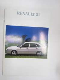 Renault 21 -myyntiesite / sales brochure