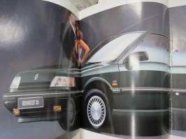 Renault 21 -myyntiesite / sales brochure