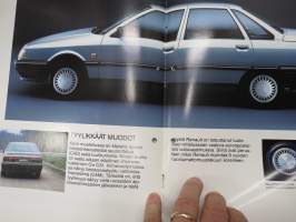 Renault 21 -myyntiesite / sales brochure