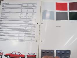 Renault 21 -myyntiesite / sales brochure