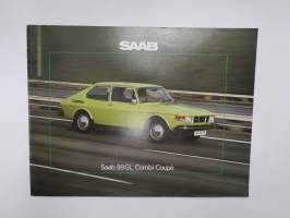 Saab 99GL Combi Coupé -myyntiesite / sales brochure
