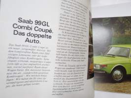 Saab 99GL Combi Coupé -myyntiesite / sales brochure