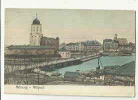 Wiipuri  -  paikkakuntapostikortti postikortti luovutettu alue kulkematon
