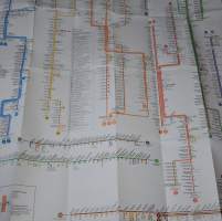 New York City Subway Map December 1991