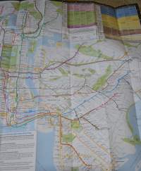 New York City Subway Map December 1991