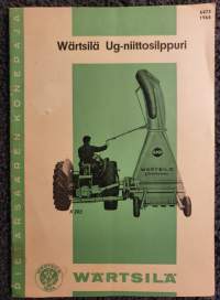 Wärtsilä Ug-niittosilppuri - huolto- ja hoito-ohjeita