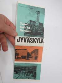 Jyväskylä -matkailuesite - kartta / travel brochure