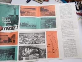 Jyväskylä -matkailuesite - kartta / travel brochure